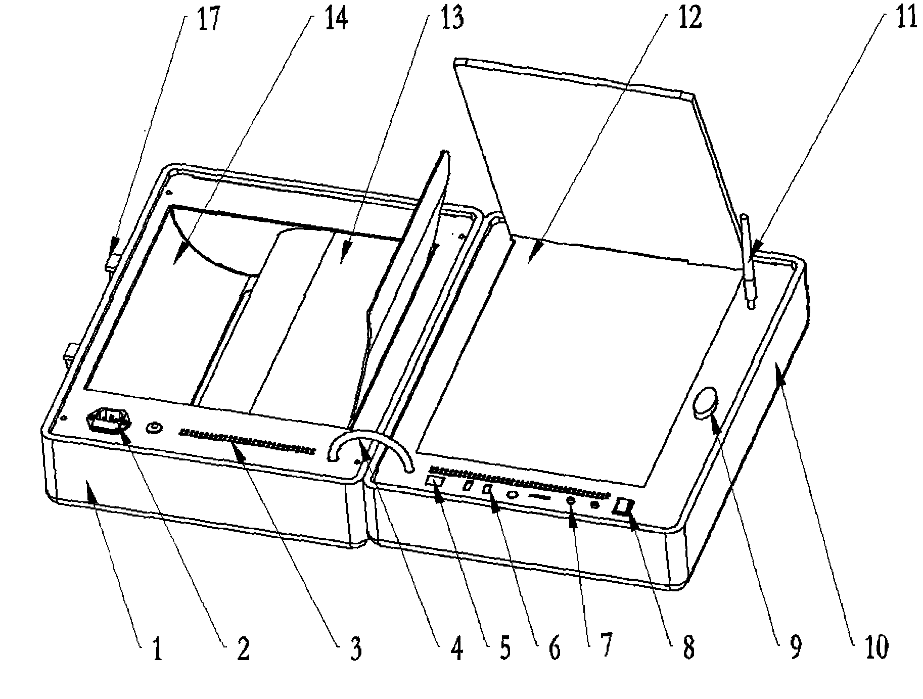 Mobile office equipment box