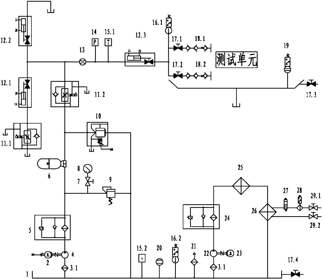 Valve body detection system of automatic gearbox