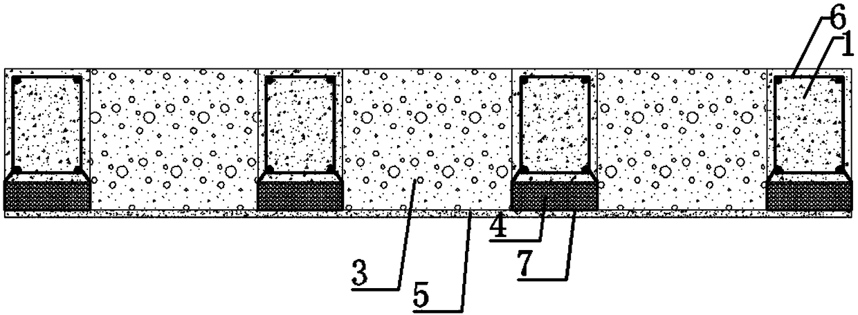 Decorative thermal insulation guard bearing integrated dense rib composite prefabricated exterior wall plate and preparation method thereof