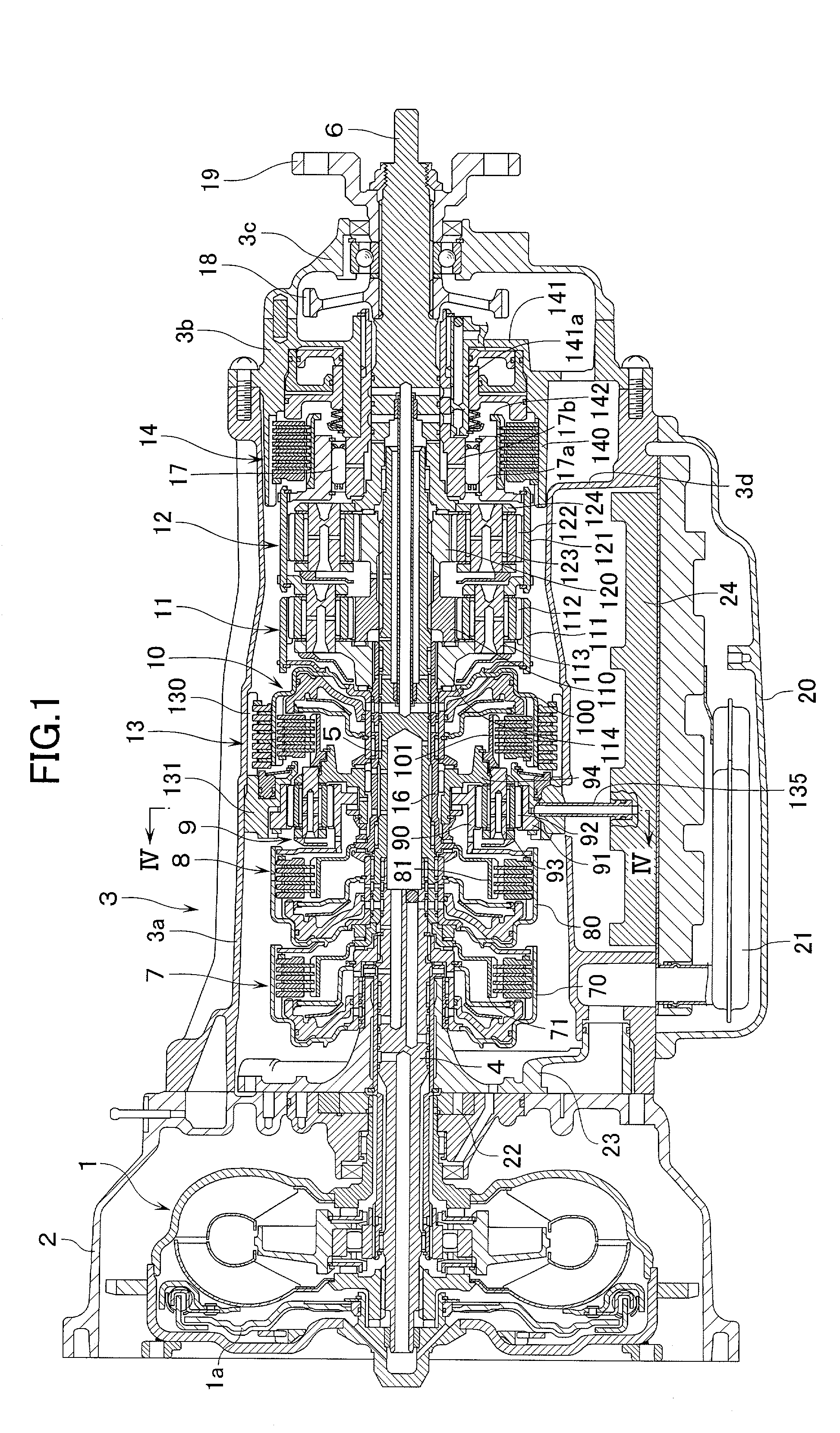 Transmission equipped with planetary gear mechanism and planetary gear mechanism