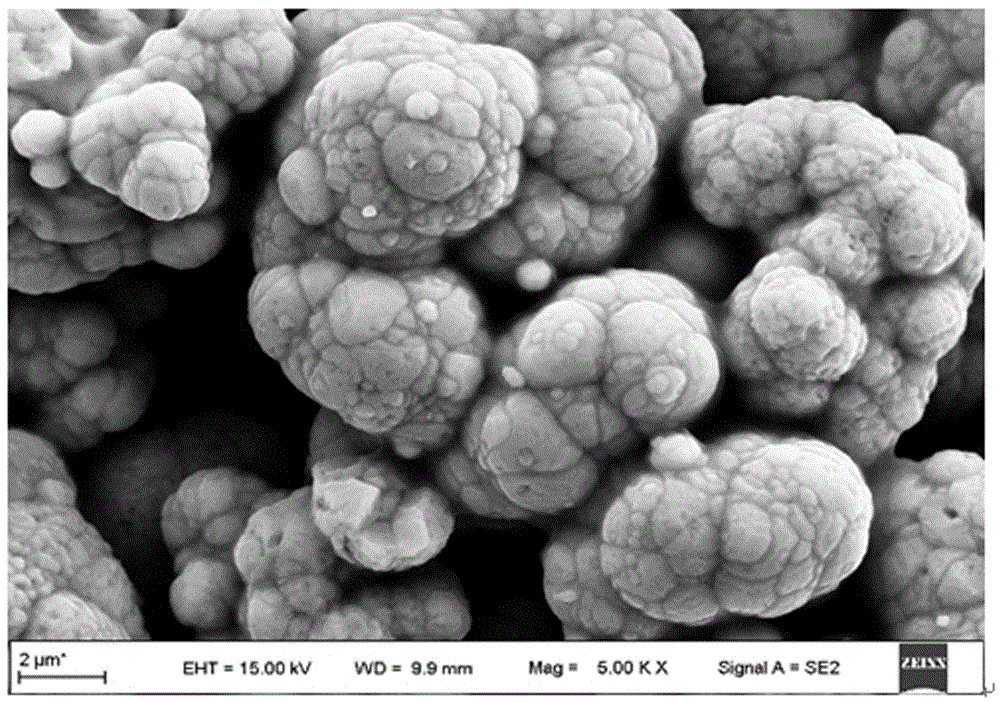 Preparation method and application of erbium-doped zinc cobaltate photocatalyst powder