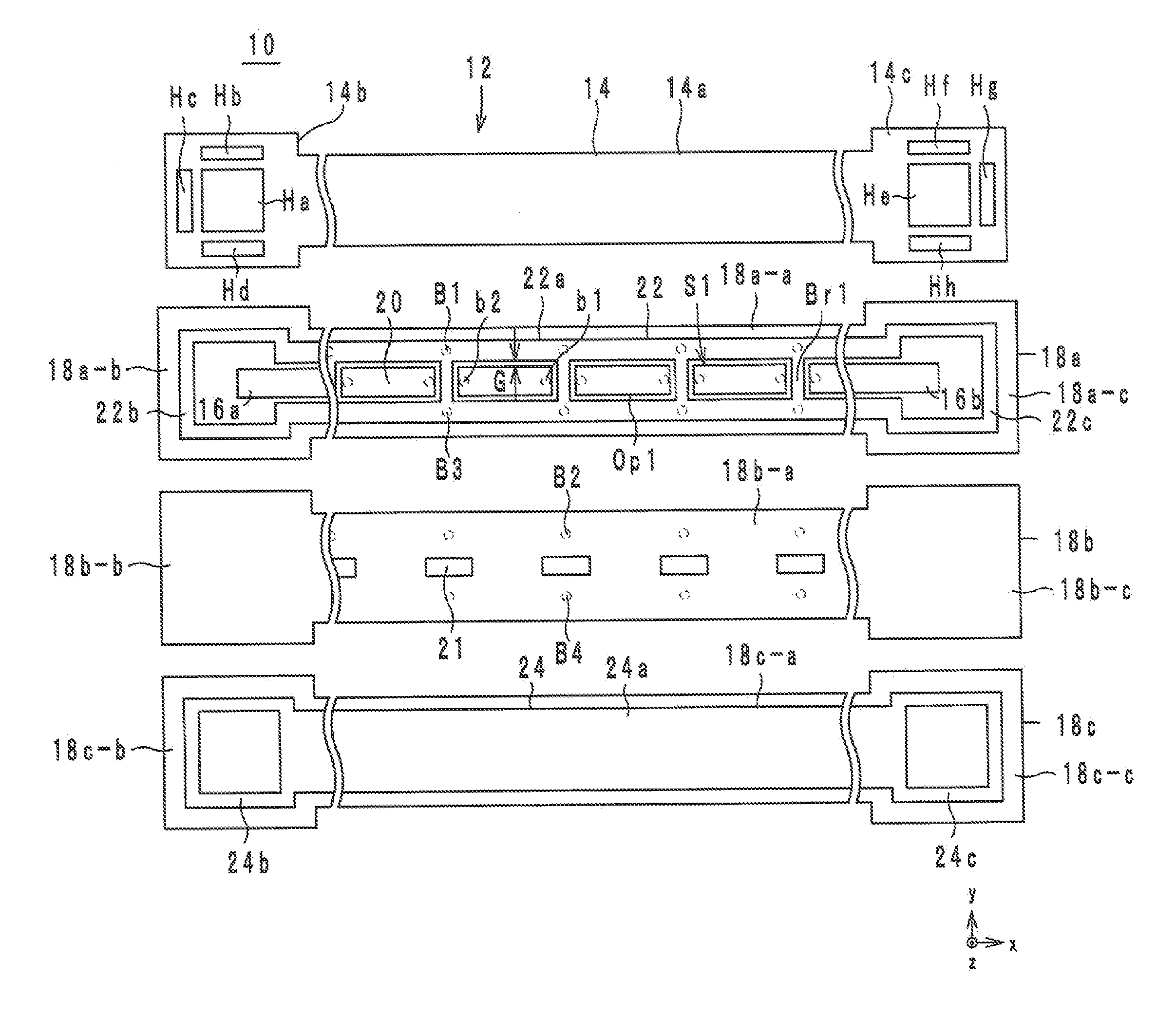 High-frequency signal transmission line and electronic apparatus including the same