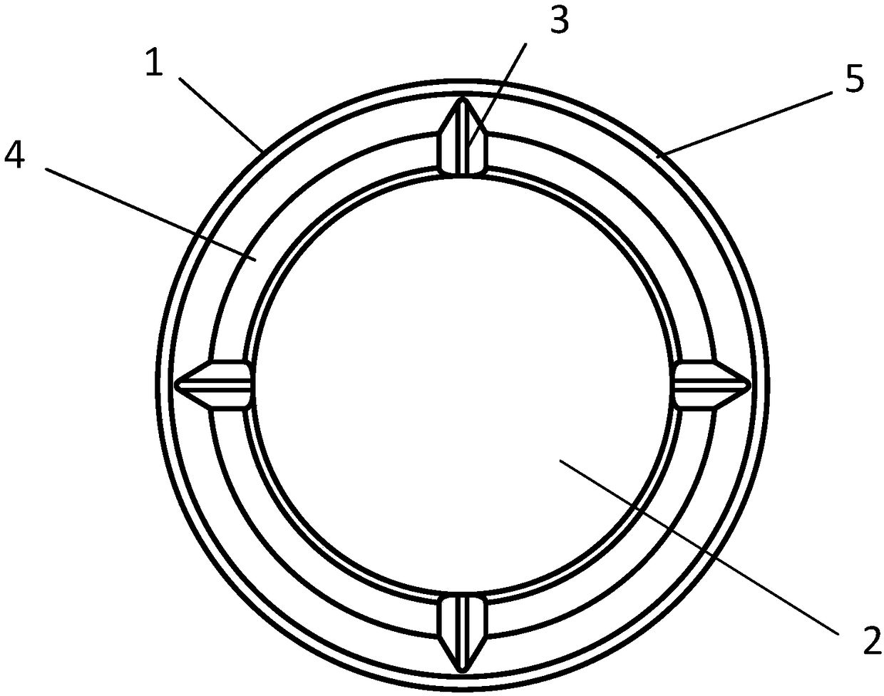 Waterproof rivet nut and production process thereof