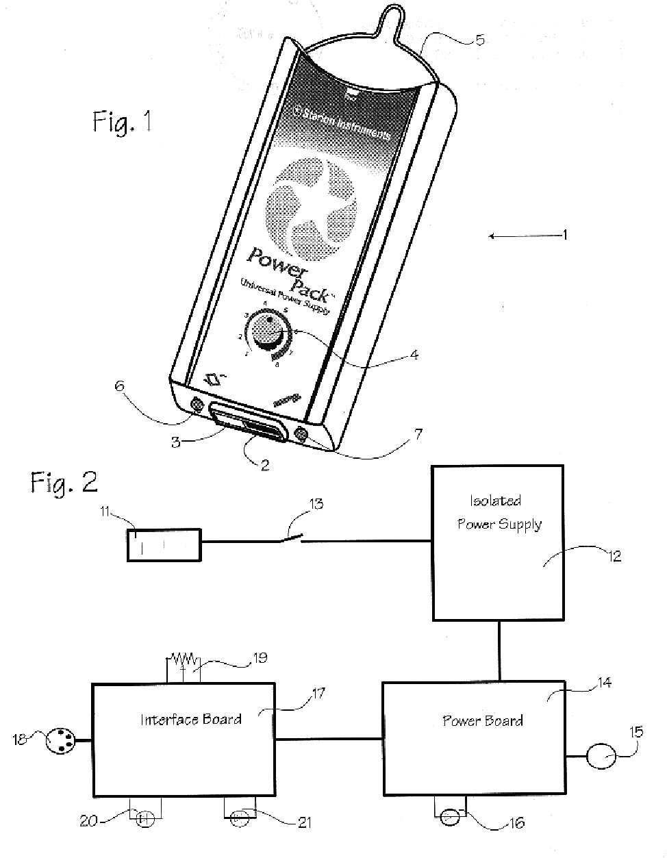 Power supply for identification and control of electrical surgical tools