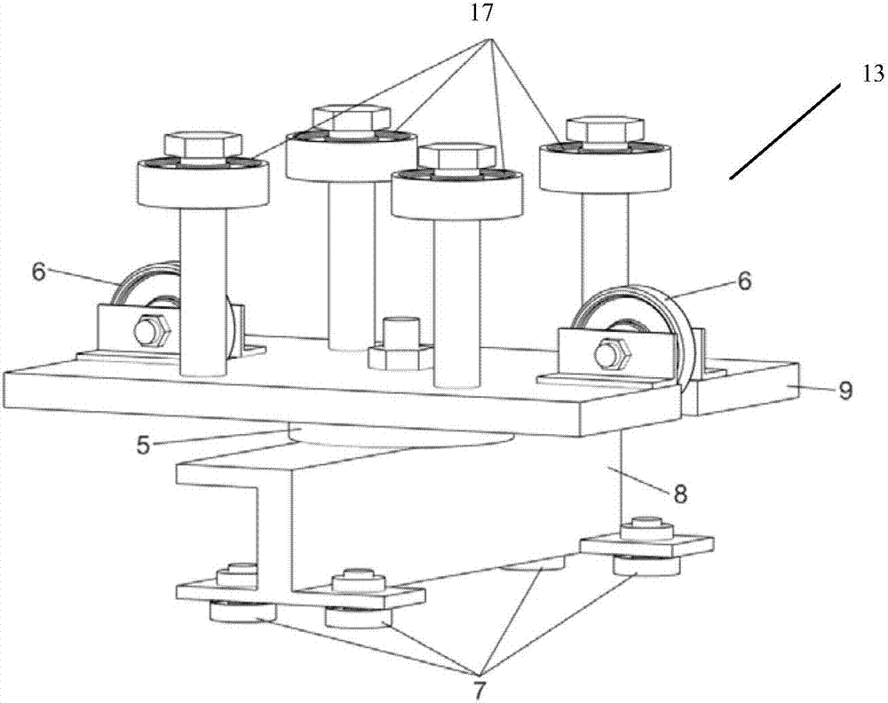 Curved test piece making device for hydraulic model