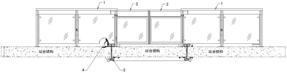 Standard Electric Railing for Rail Transit Platform Safety Railing System