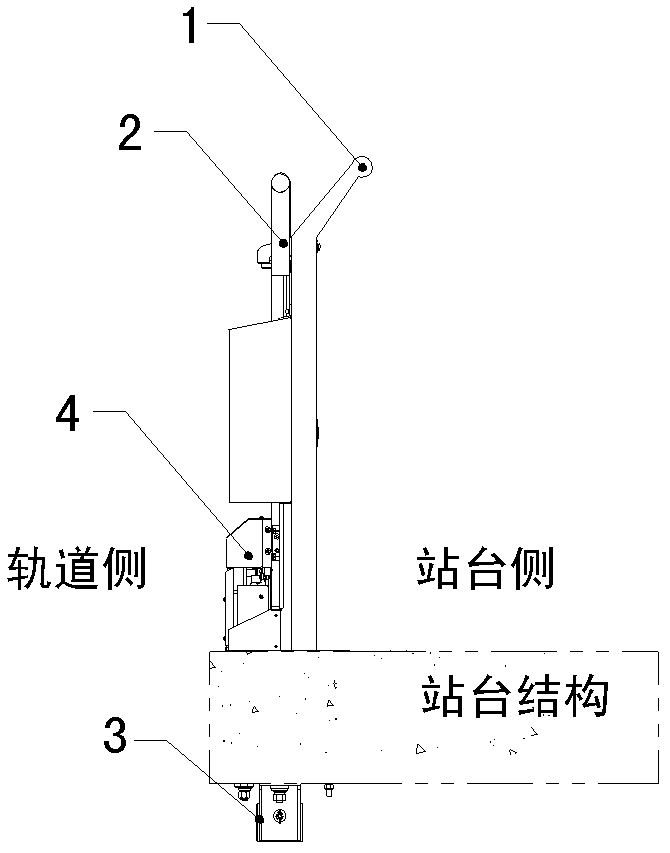 Standard Electric Railing for Rail Transit Platform Safety Railing System