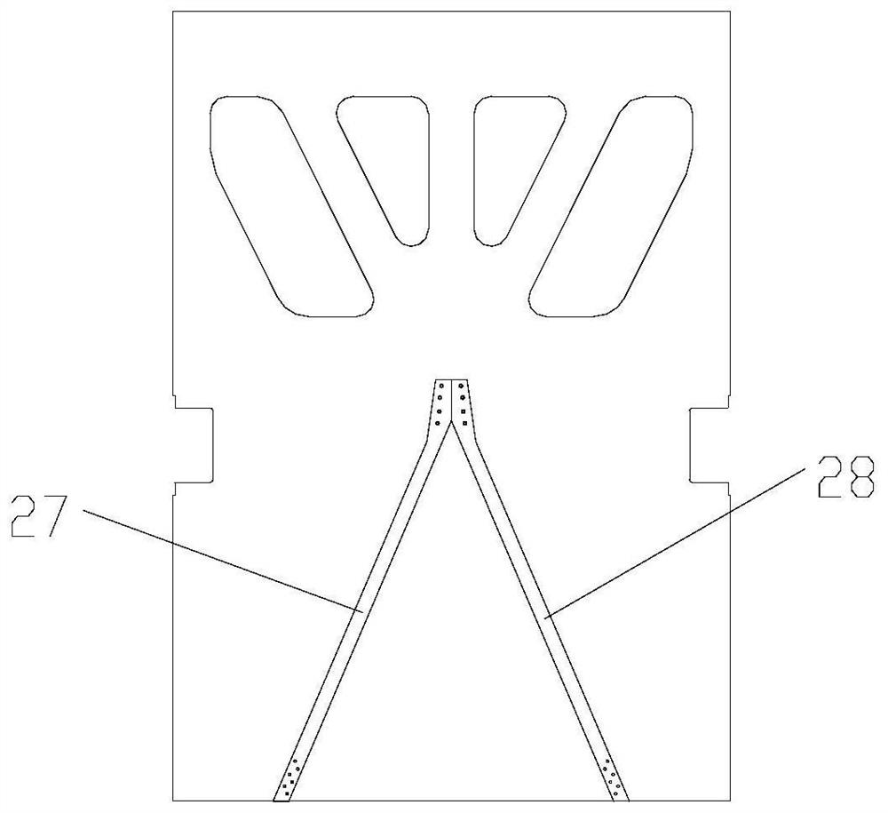 Plate-rod type satellite main structure