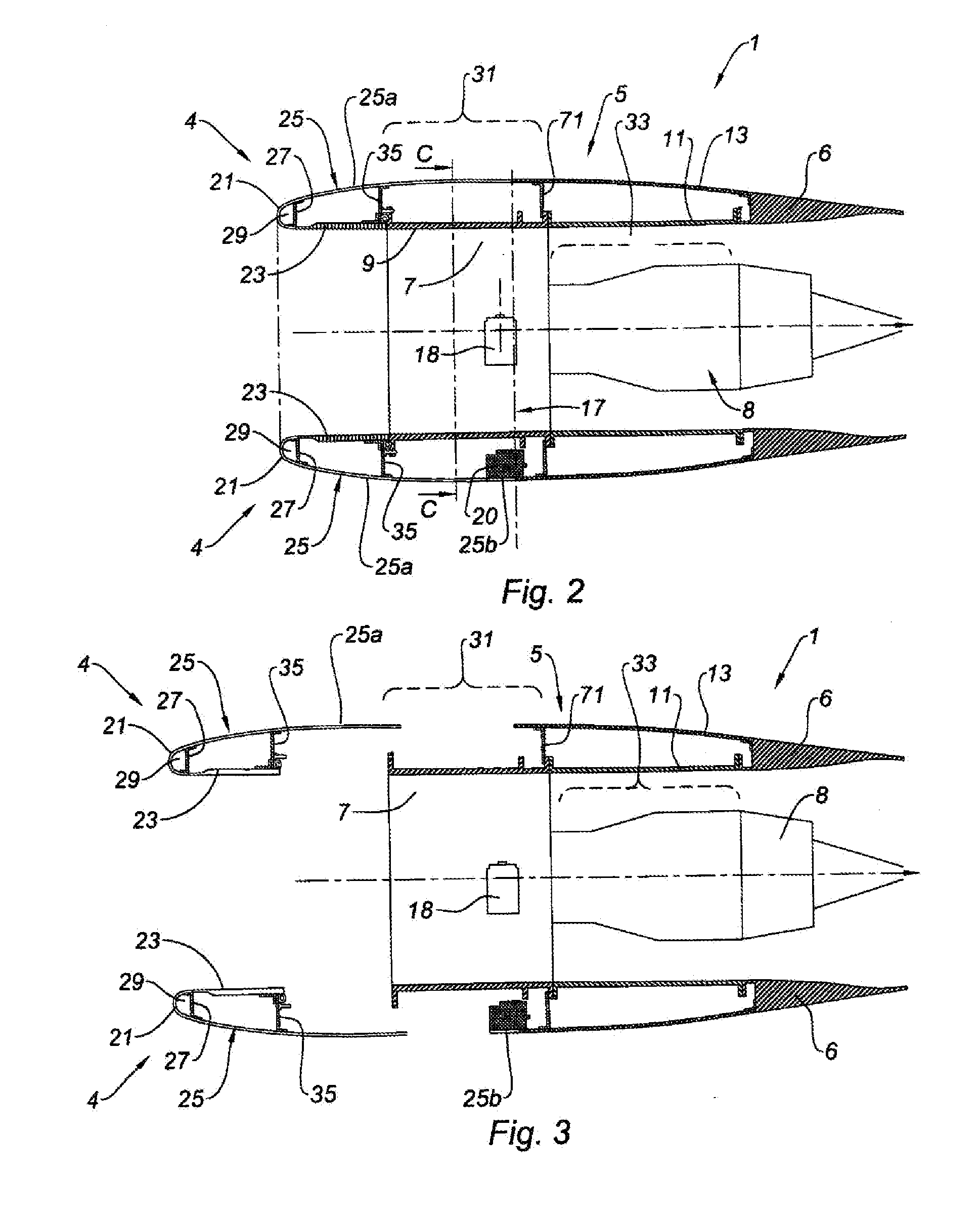 Turbojet engine nacelle