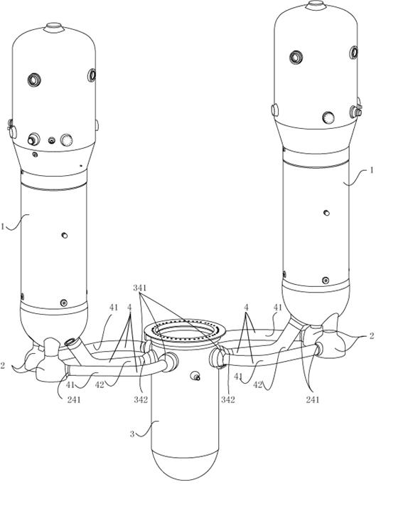 Installing method for main pipeline of coolant system of nuclear power station