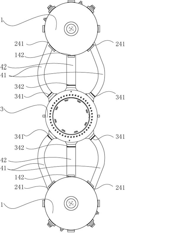 Installing method for main pipeline of coolant system of nuclear power station