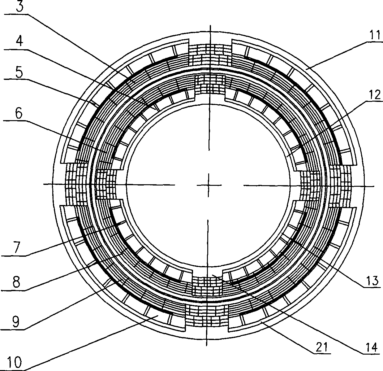 Rotary transformer with relatively small output common ground error