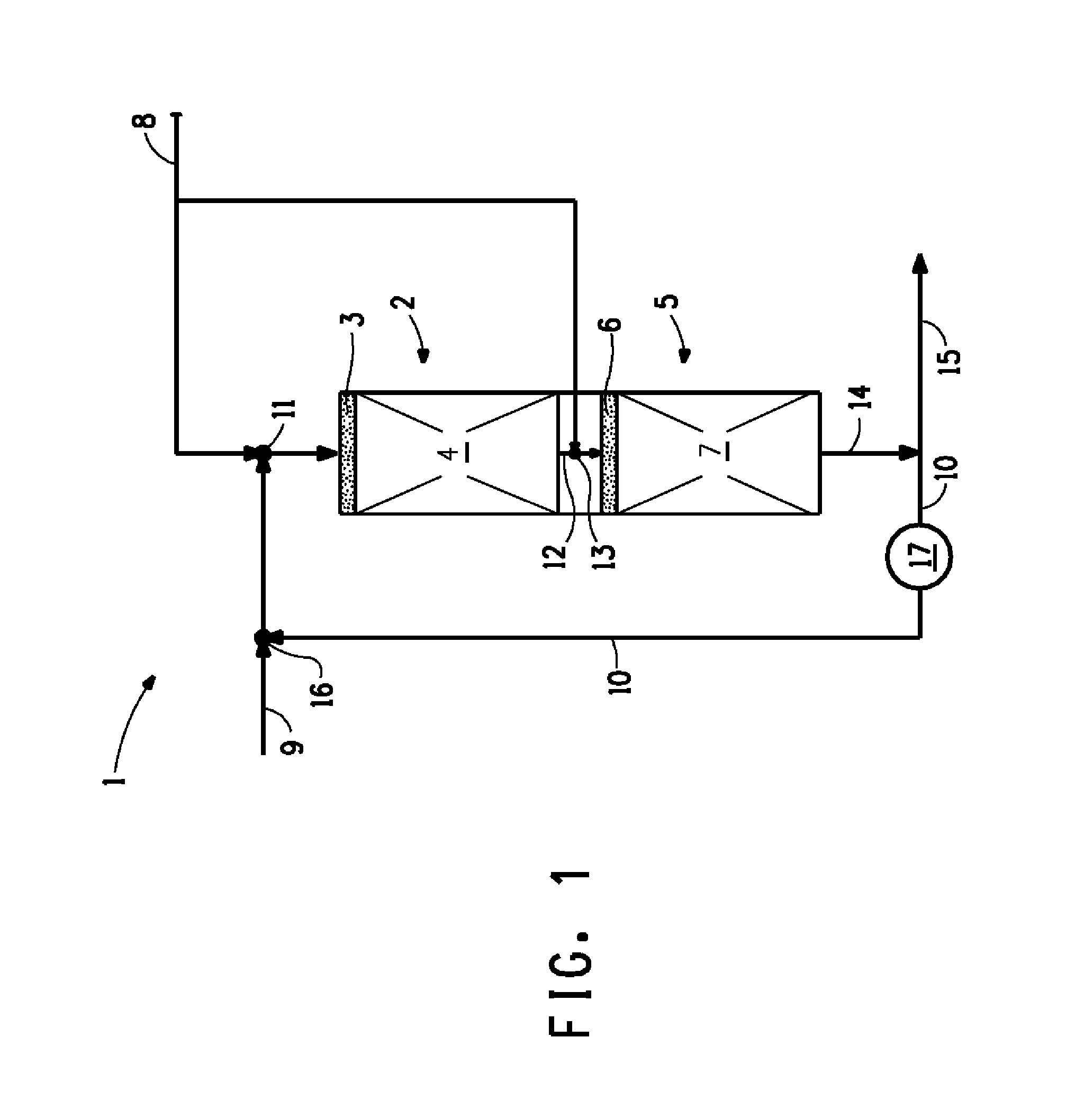 Process for improving cold flow properties and increasing yield of middle distillate feedstock through liquid full hydrotreating and dewaxing