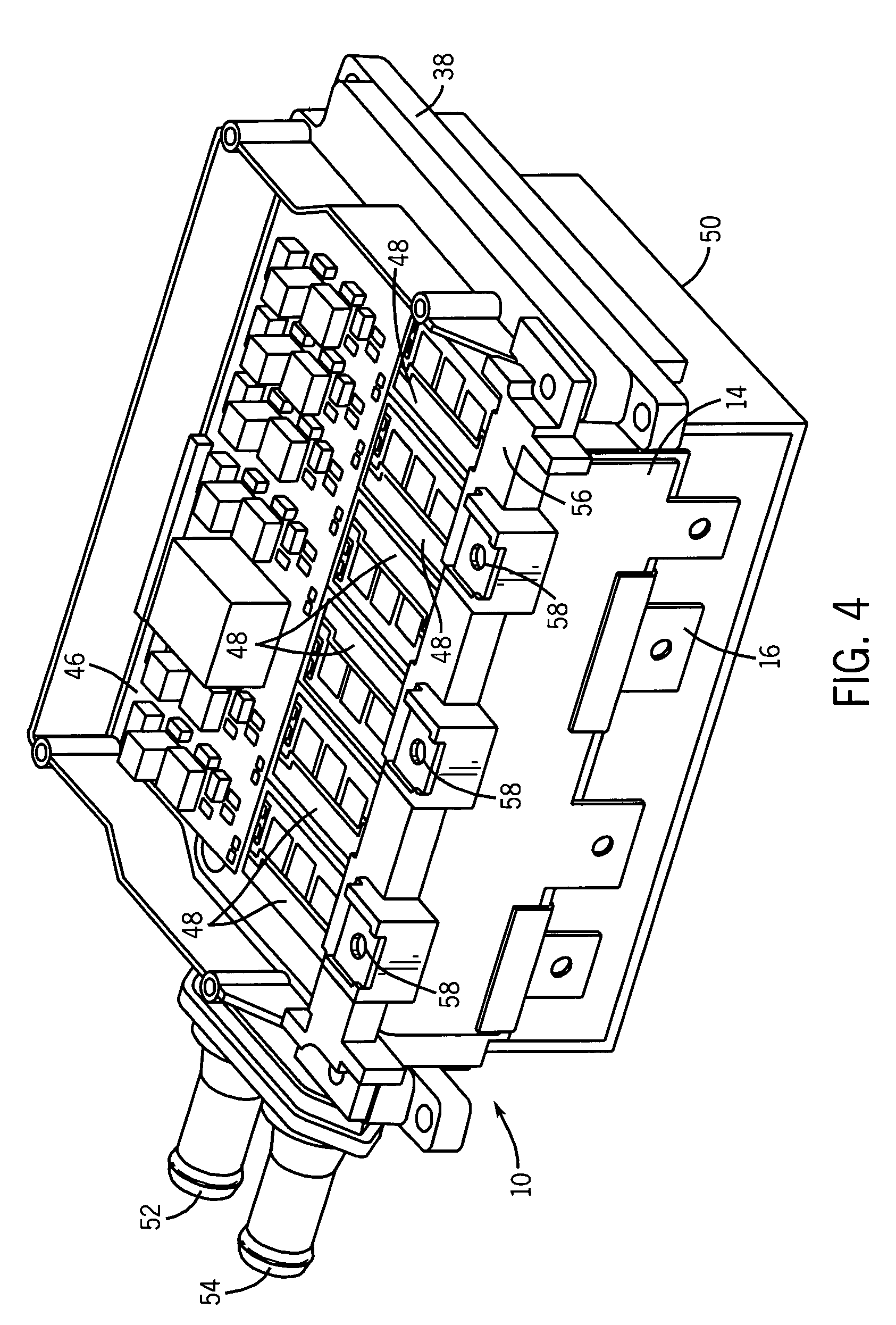 Bus structure for power switching circuits