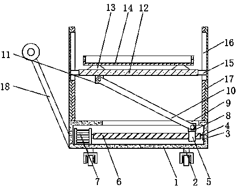 Surgical medical instrument holding stand convenient in height adjustment