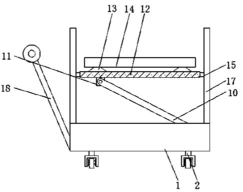 Surgical medical instrument holding stand convenient in height adjustment