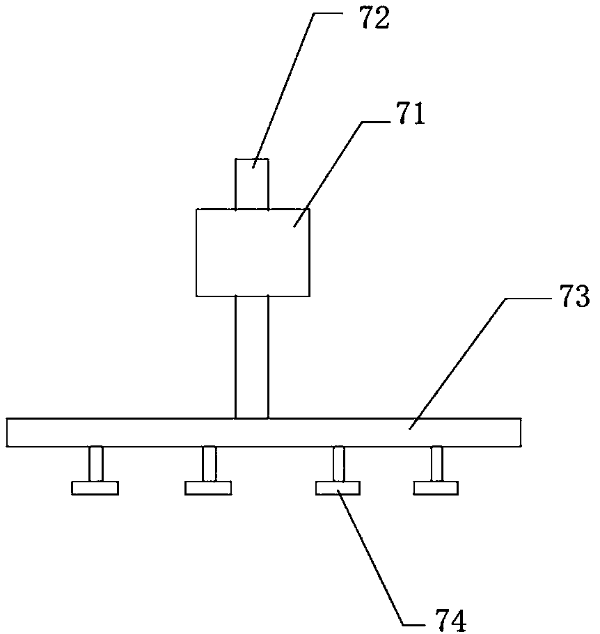 Lifting and grooving component for production of paper board