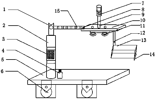 Circuit board production equipment easy to feed and discharge