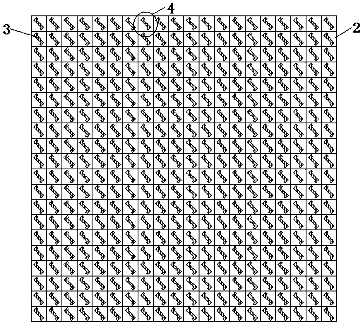 X-waveband circular polarization rotation direction regulator based on metasurface