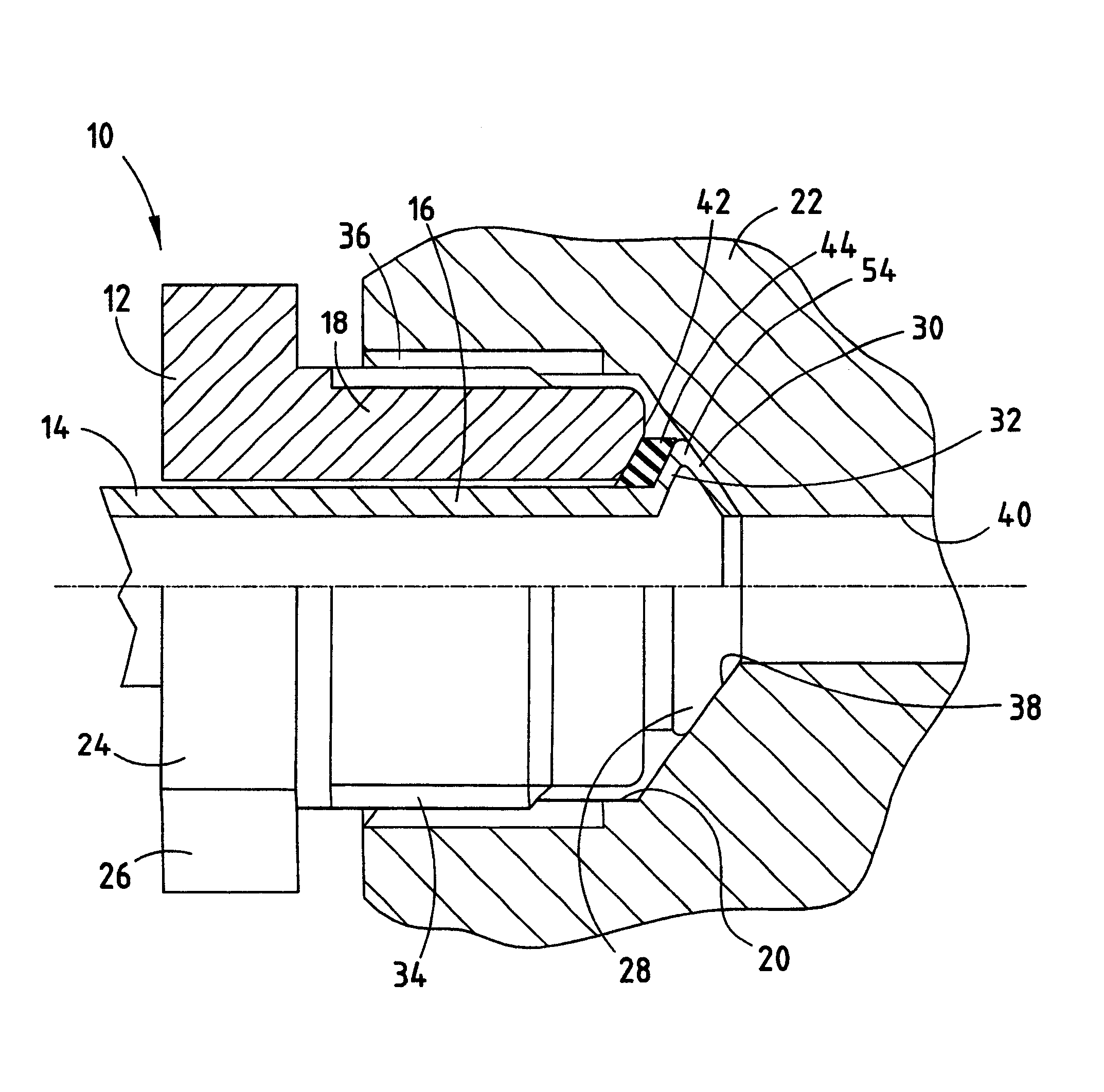 Brake tube connector