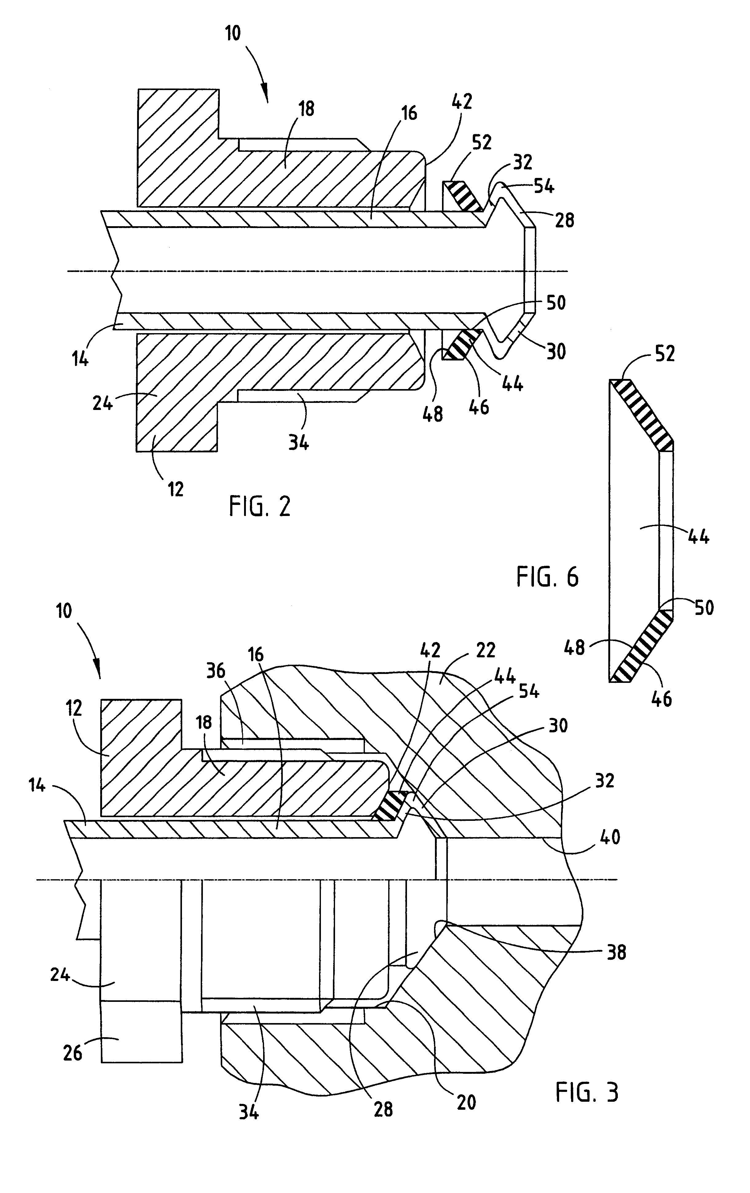 Brake tube connector