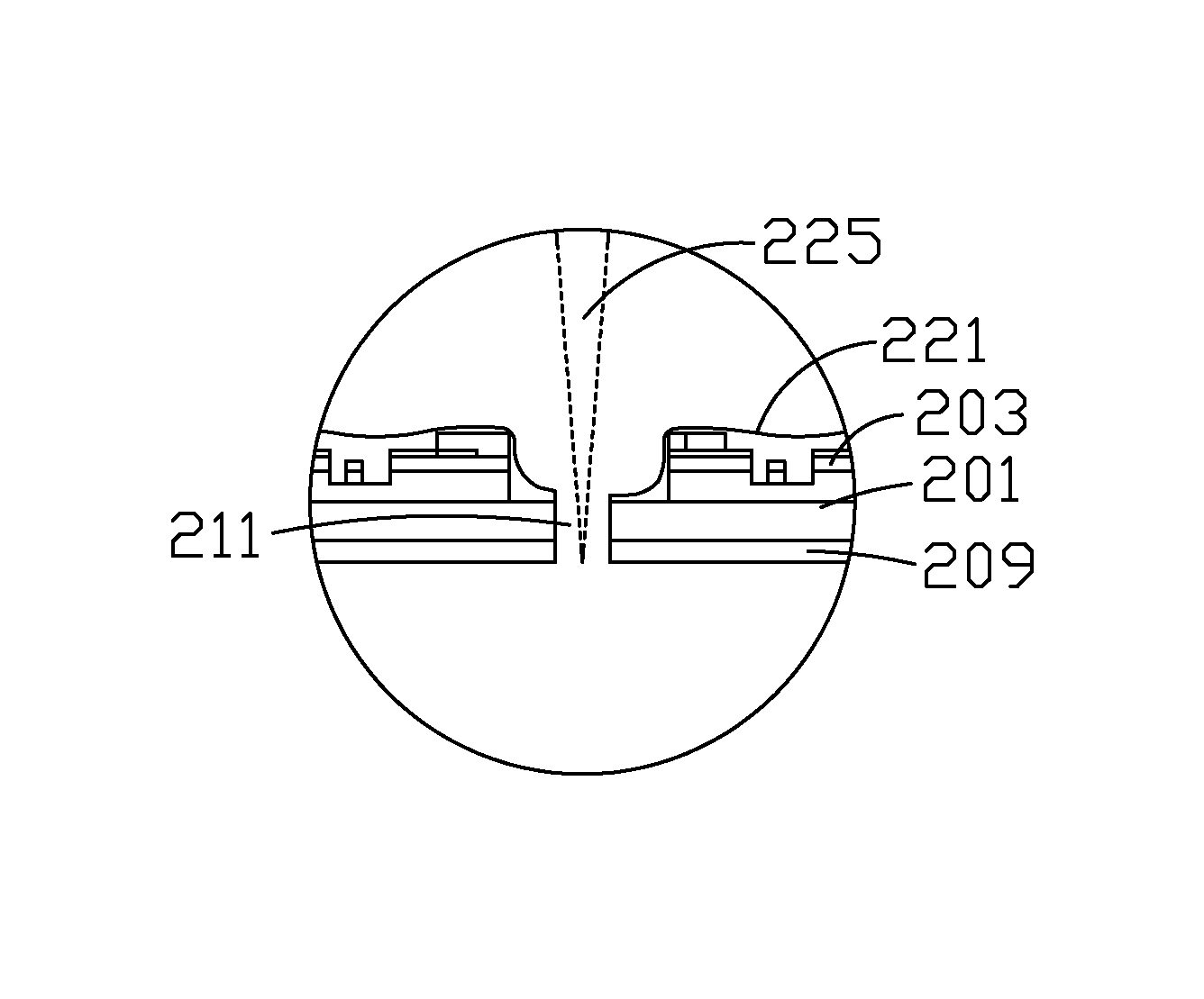 Fabrication method for producing semiconductor chips with enhanced die strength