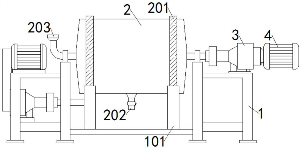 Ball mill for crushing tungsten carbide blocks produced by recycling waste hard alloy