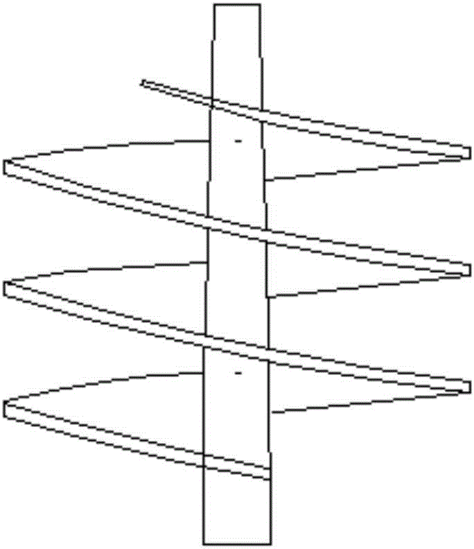 Simple preparation method of stripping pattern mold for casting of three-blade isometric screw inducer