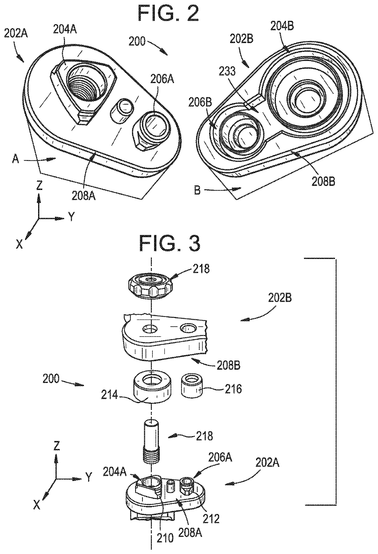 Instrument coupling interfaces and related methods