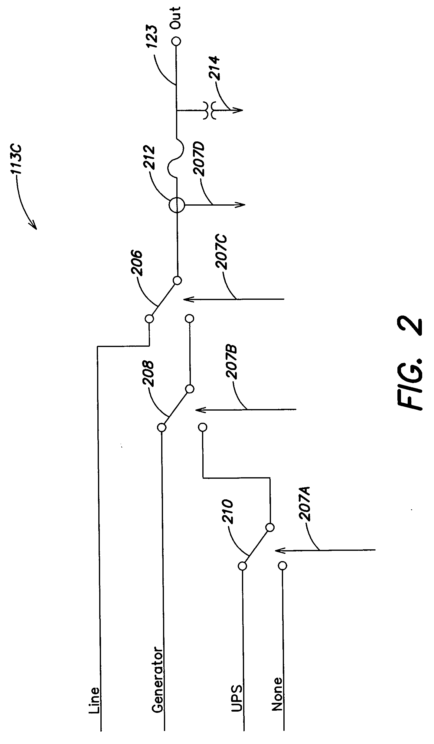 System and method for allocating power to loads