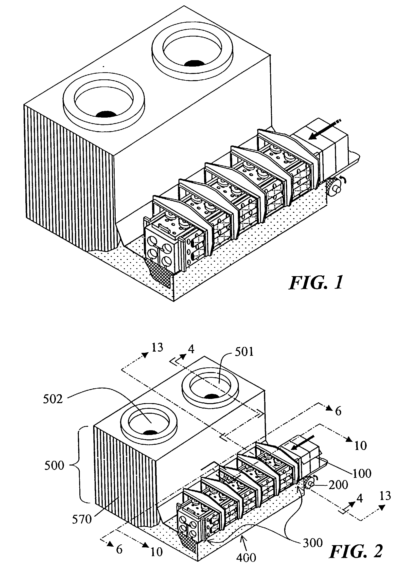 Automotive and aerospace materials in a continuous, pressurized mold filling and casting machine