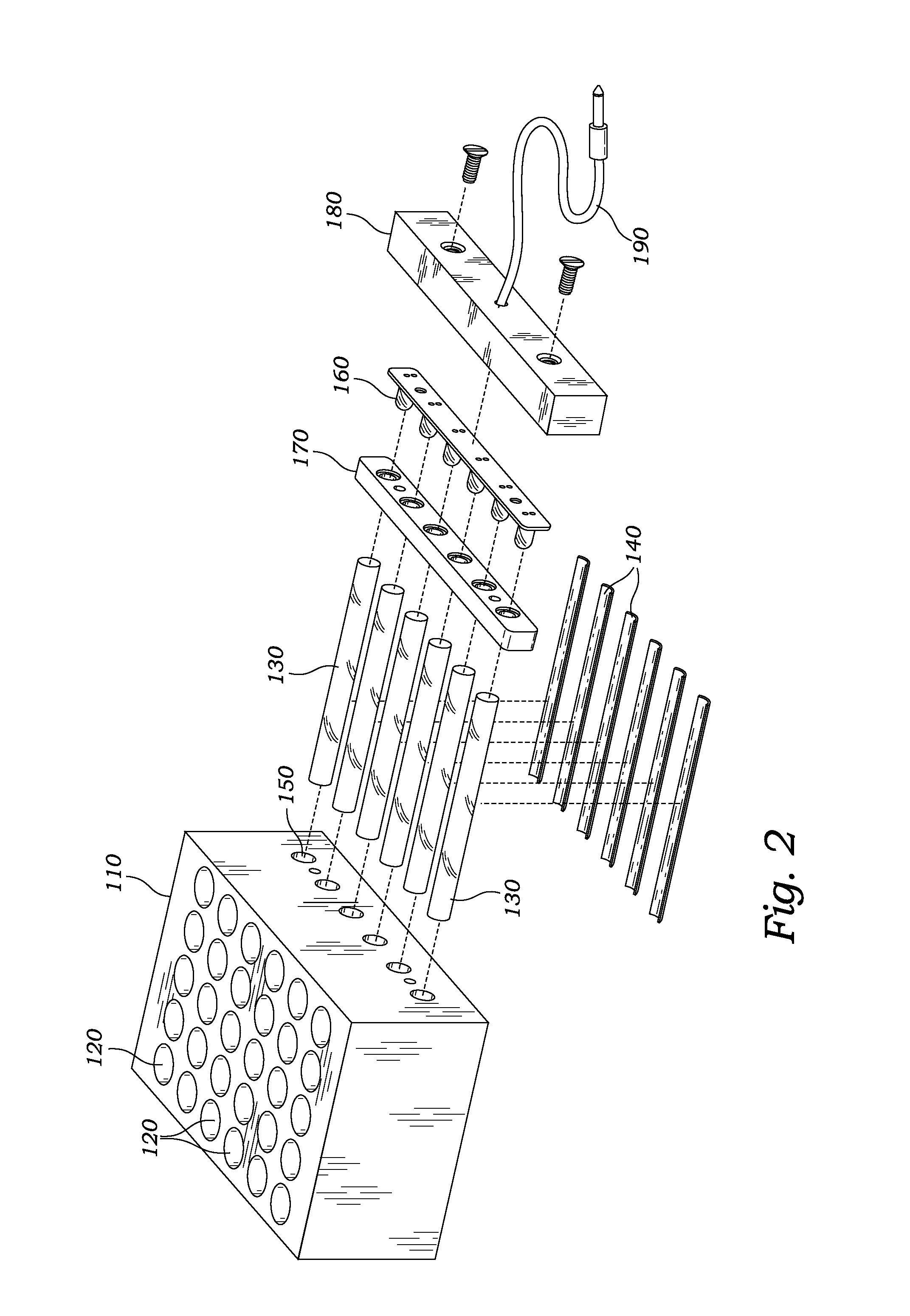 Internally illuminated heating and/or chilling bath