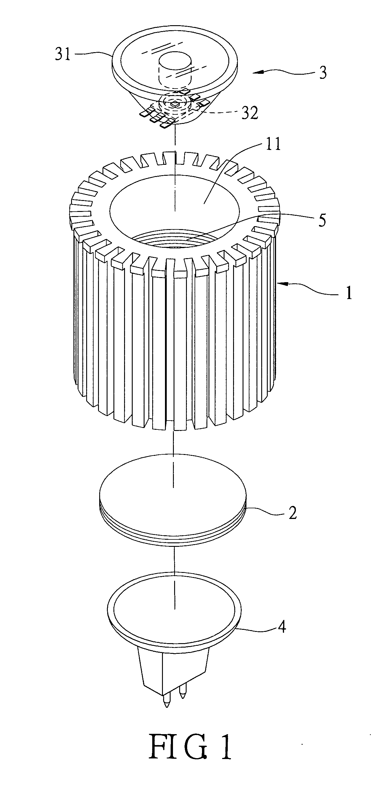 Modular lamp structure