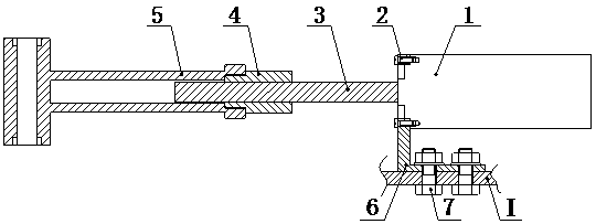 Leg structure of quadruped bionic robot