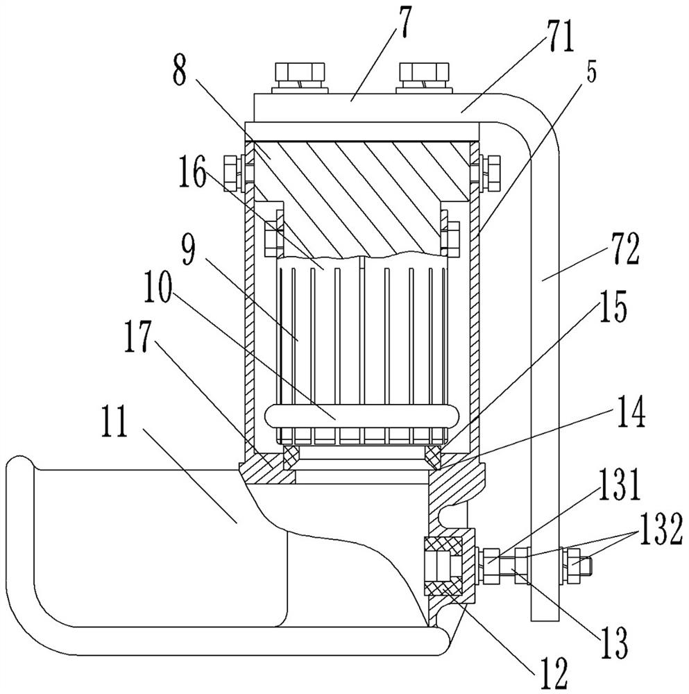 Grounding switch static contact and straight swing plug-in grounding switch