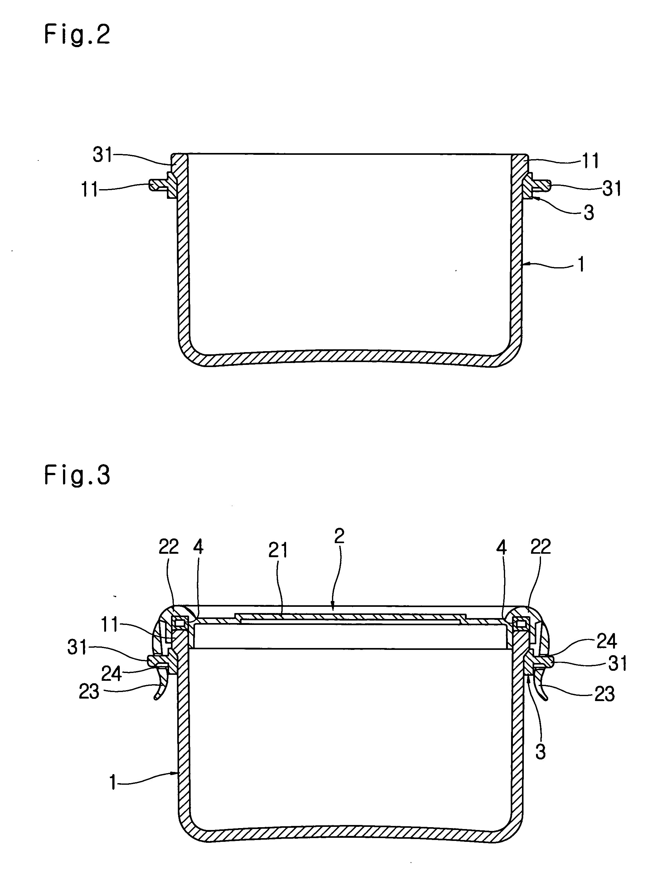 Non-plastic container for storing food