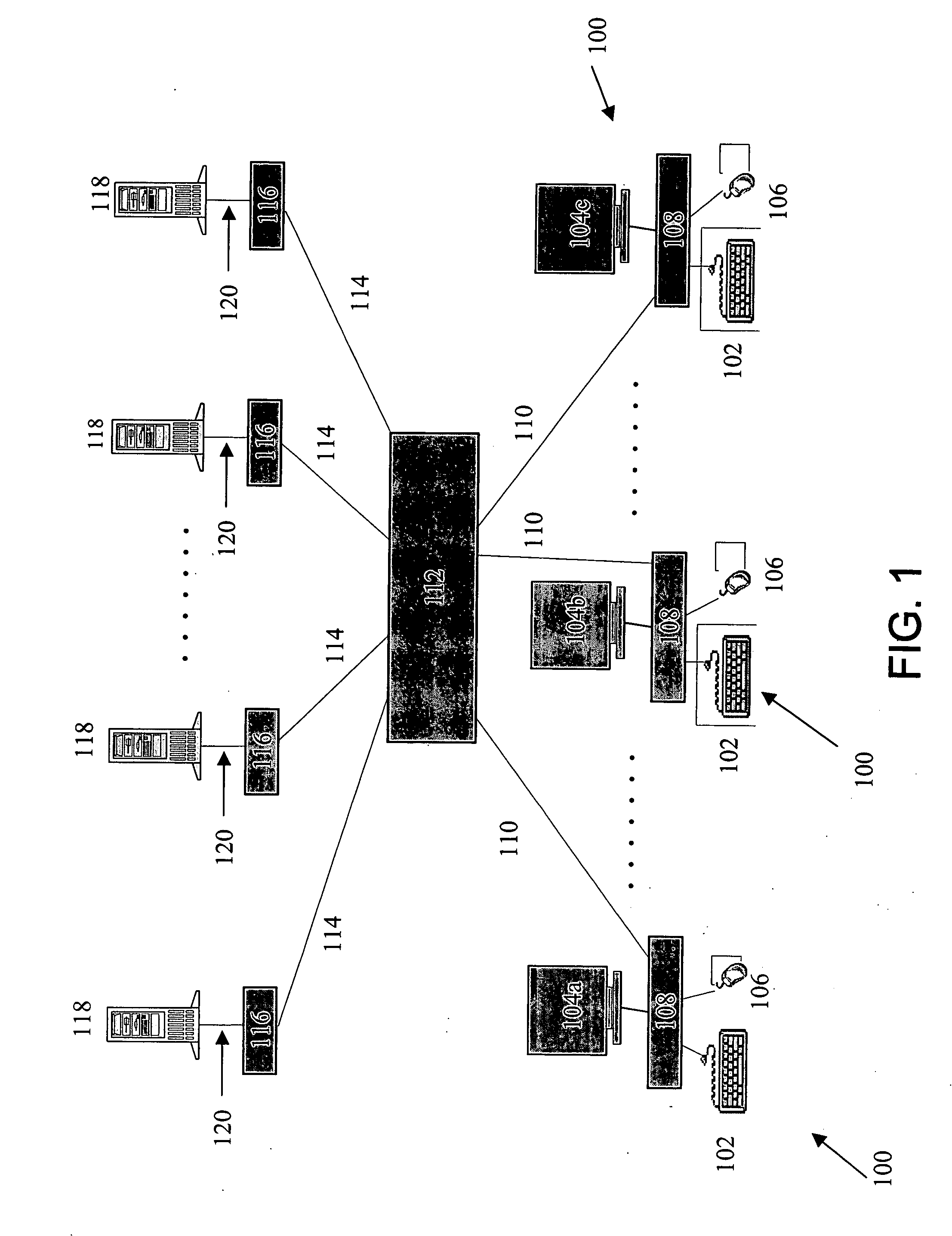 Option menu for use with a computer management system