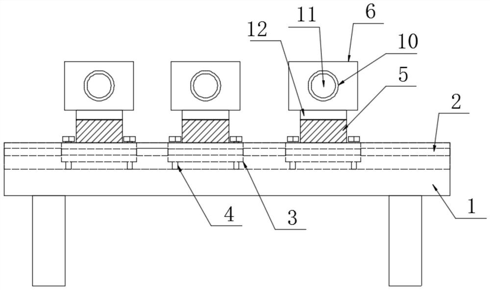 A paint backboard processing tool