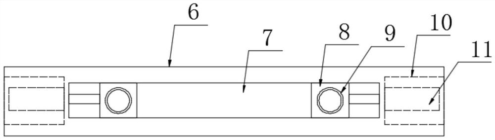 A paint backboard processing tool