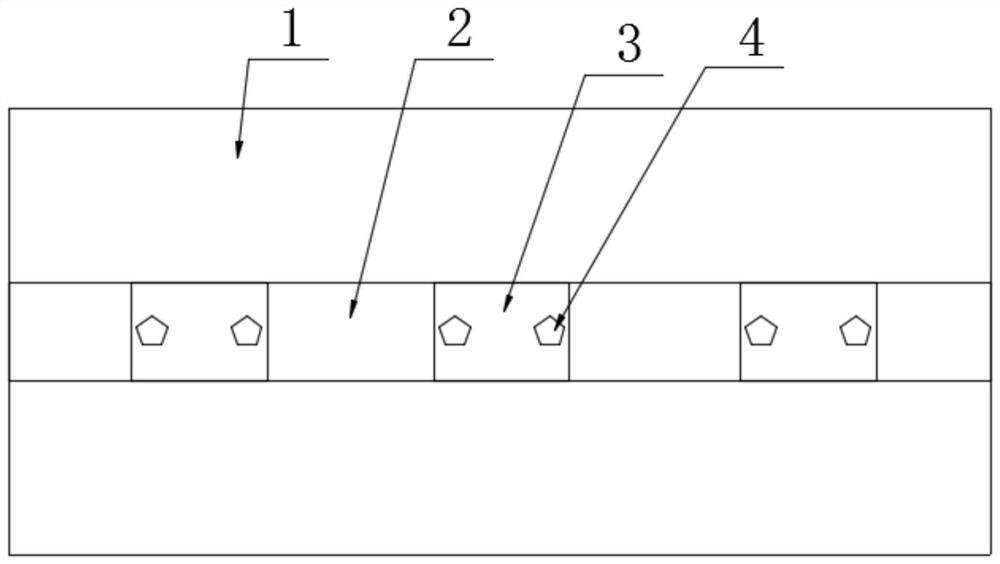 A paint backboard processing tool