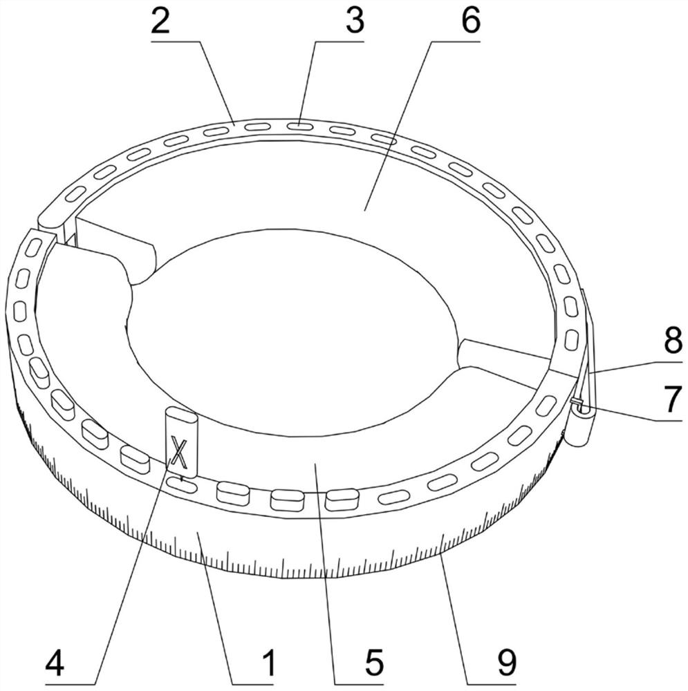 X-ray film marking ring and bone X-ray film three-dimensional imaging method based on image recognition