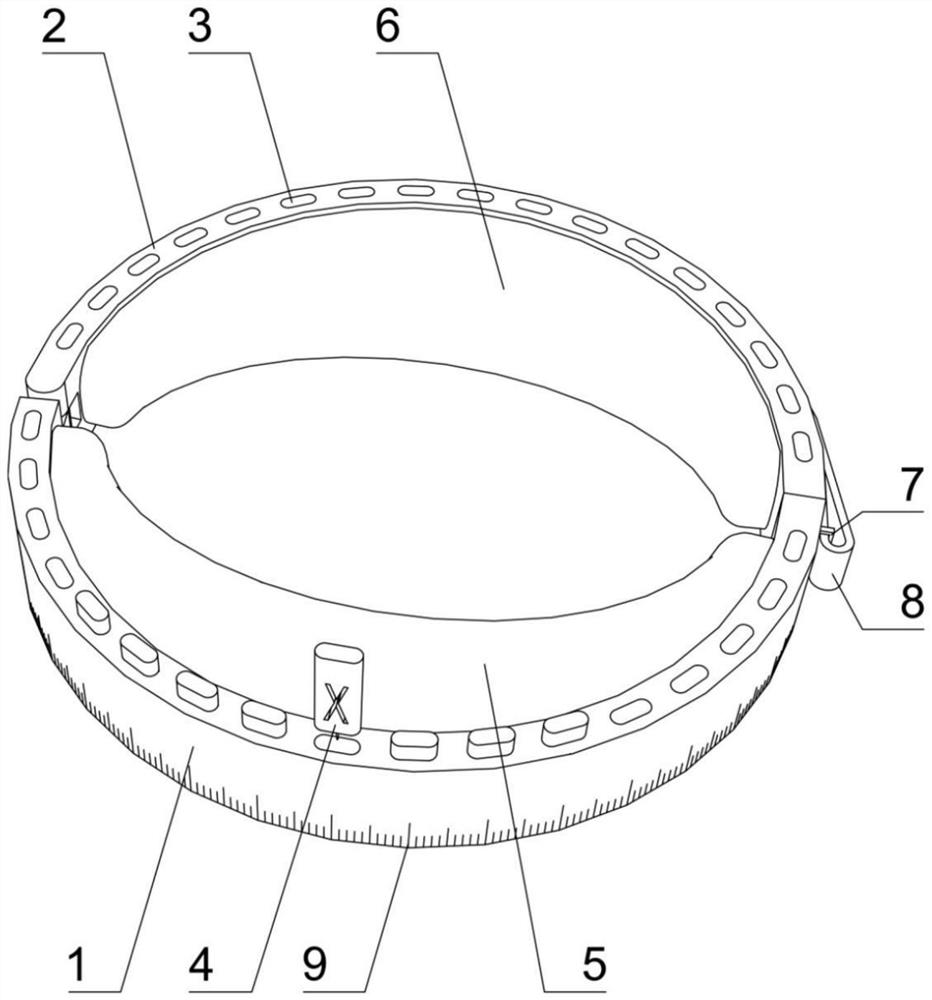 X-ray film marking ring and bone X-ray film three-dimensional imaging method based on image recognition