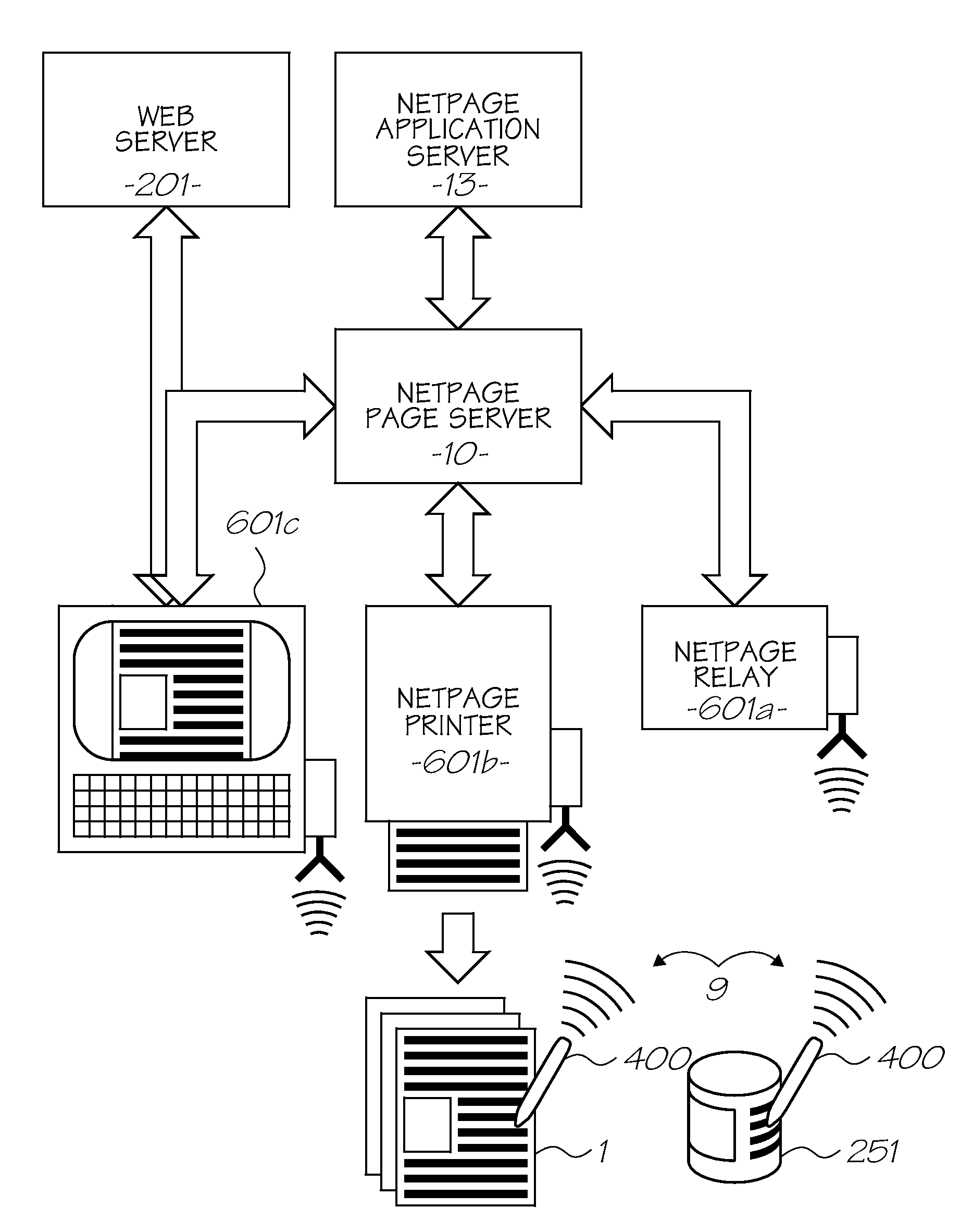 Electronic pen with retractable and replaceable cartridge