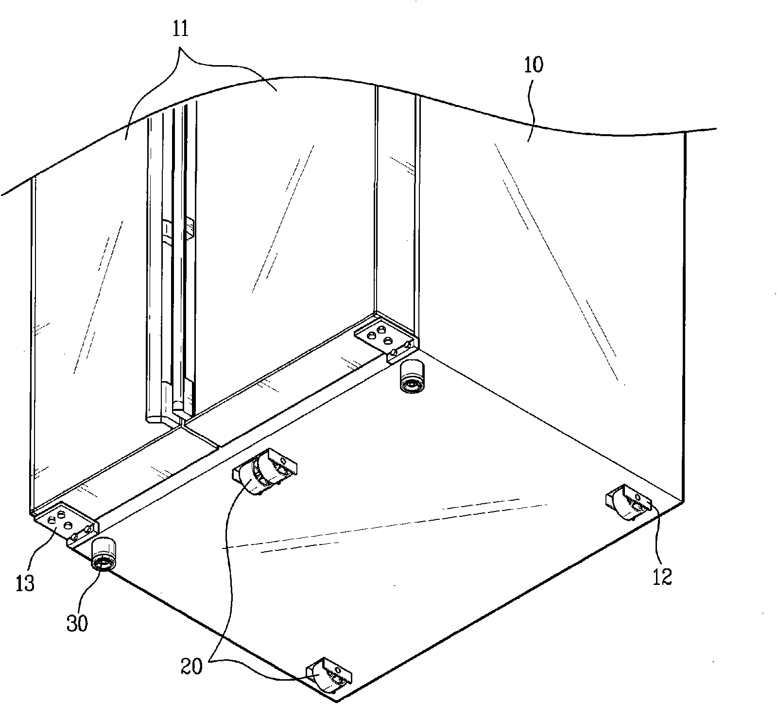 Damping leg and refrigerator having the same