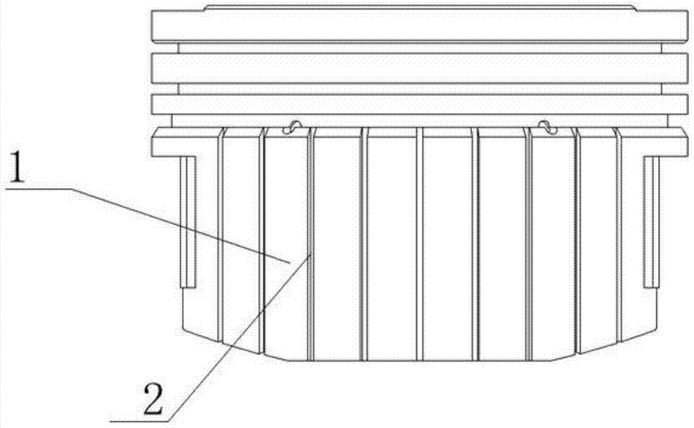 Energy-saving and environmentally-friendly piston of internal combustion engine