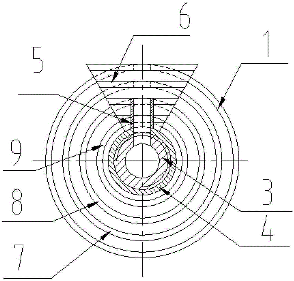 Axial stretchable stepped combined type Venturi mixer