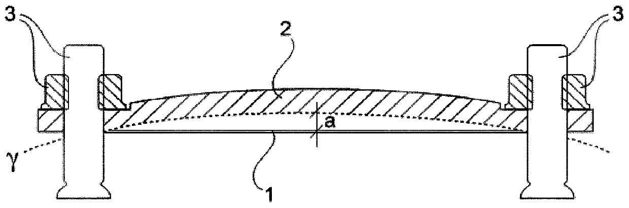 Lamellar discharge valve