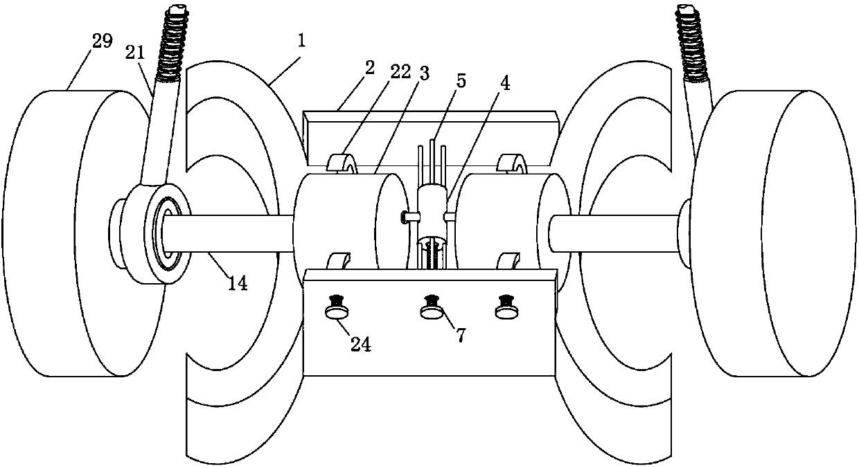 Dismountable motor for axle of electric vehicle