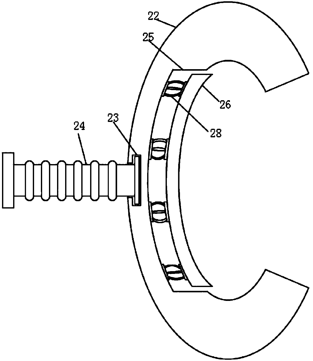 Dismountable motor for axle of electric vehicle