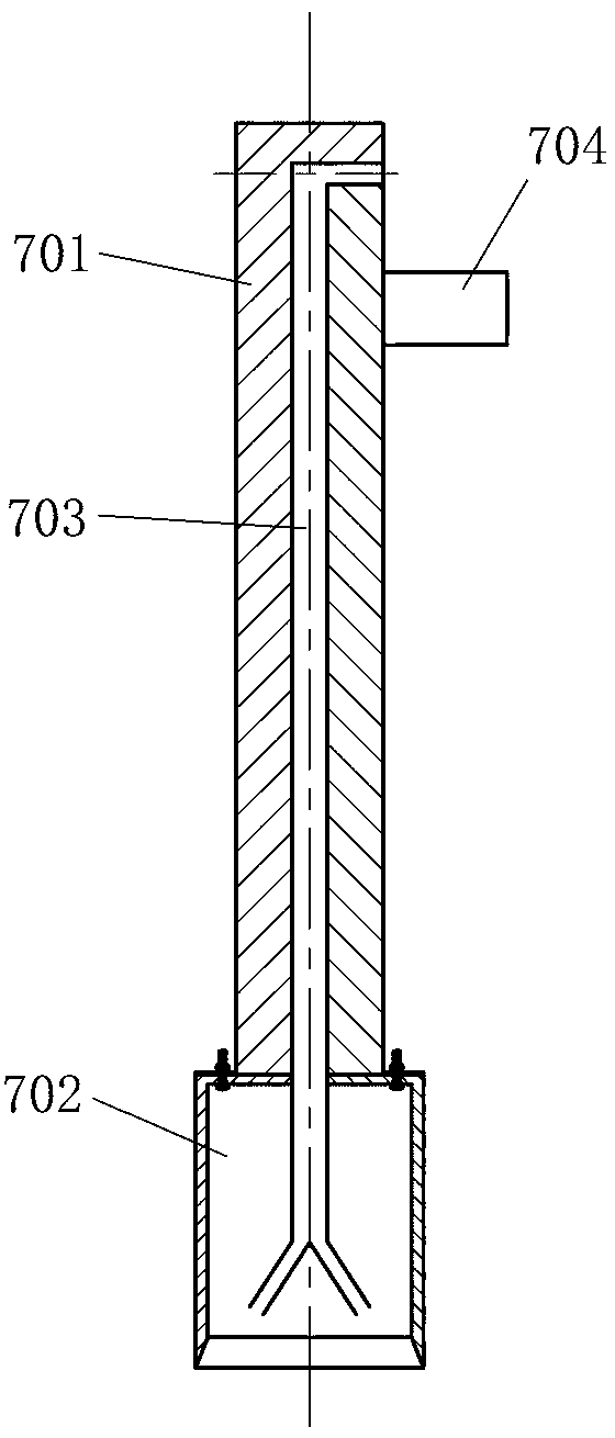 Cleaning device for graphite in ascension pipe of coke oven, and cleaning method by using same